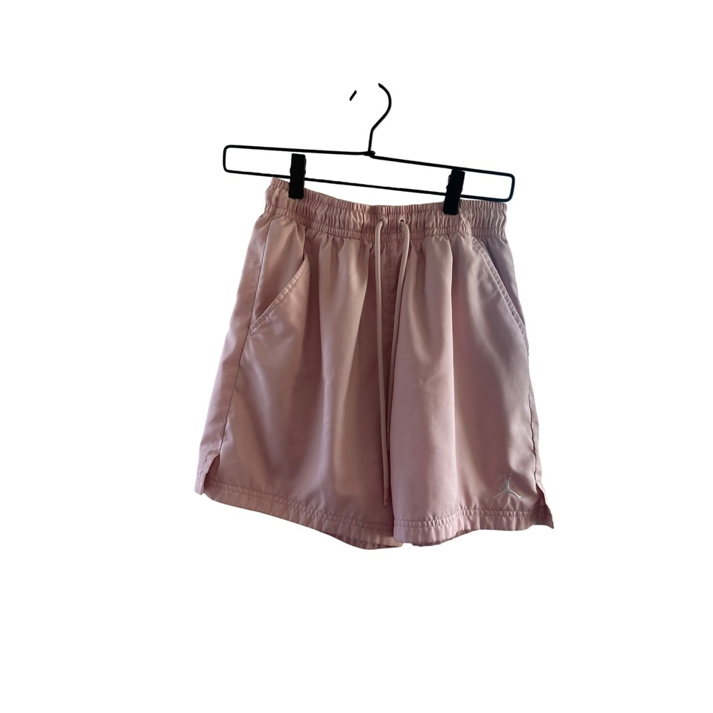 Jordan Essentials Women Pink Woven Athletic‎ Shorts FQ4562-622 Small